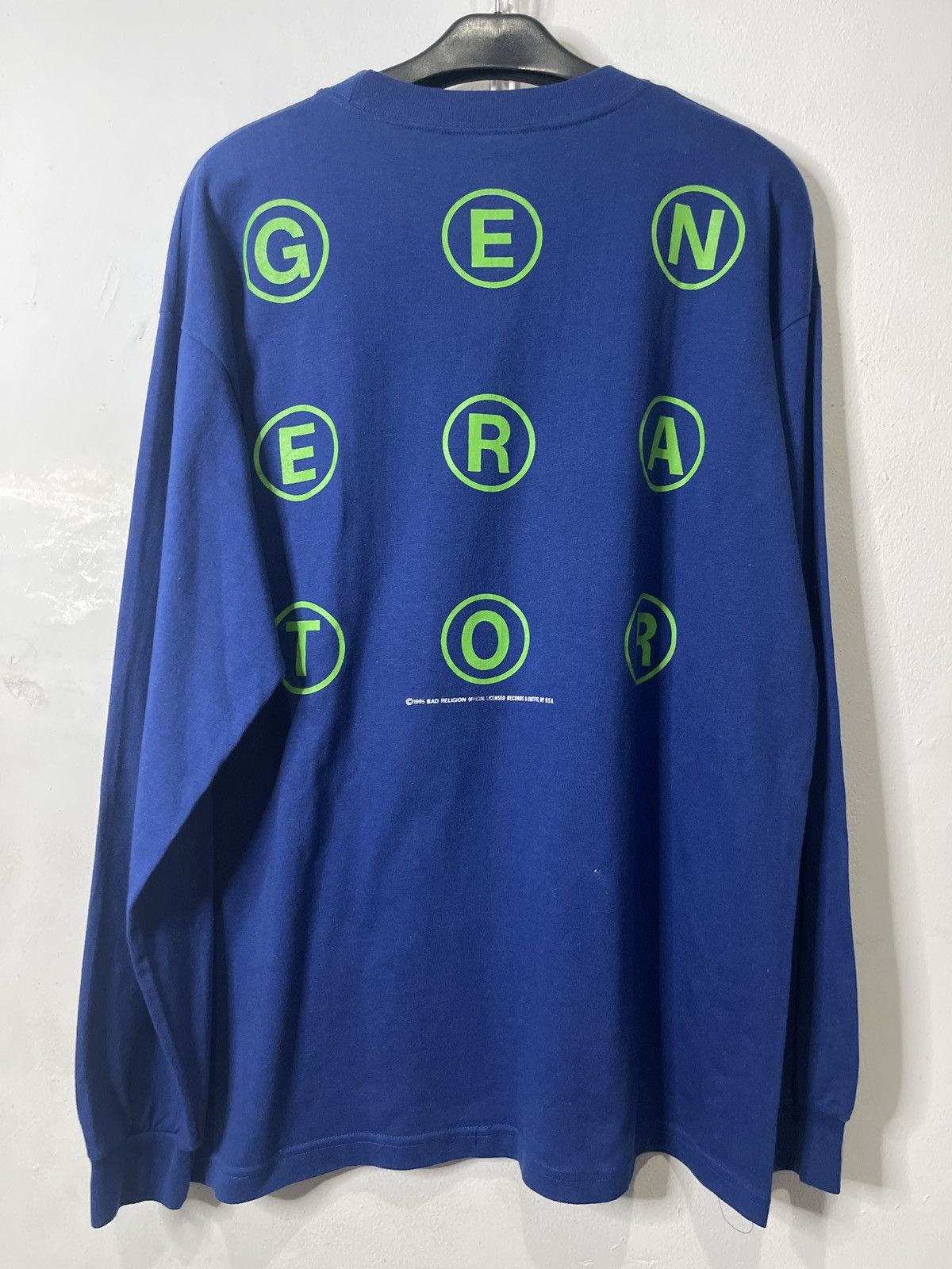 Vintage 1995 bad religion generator long sleeve