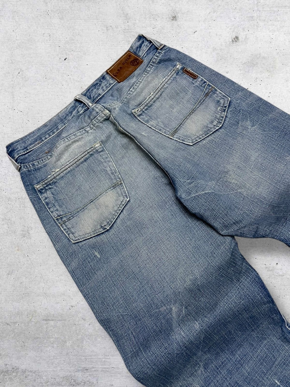 semanticdesign VINTAGE EZRA FITCH RARE JAPAN DESIGNER 90S MUWASH DENIM Size US 30 / EU 46 - 14 Thumbnail