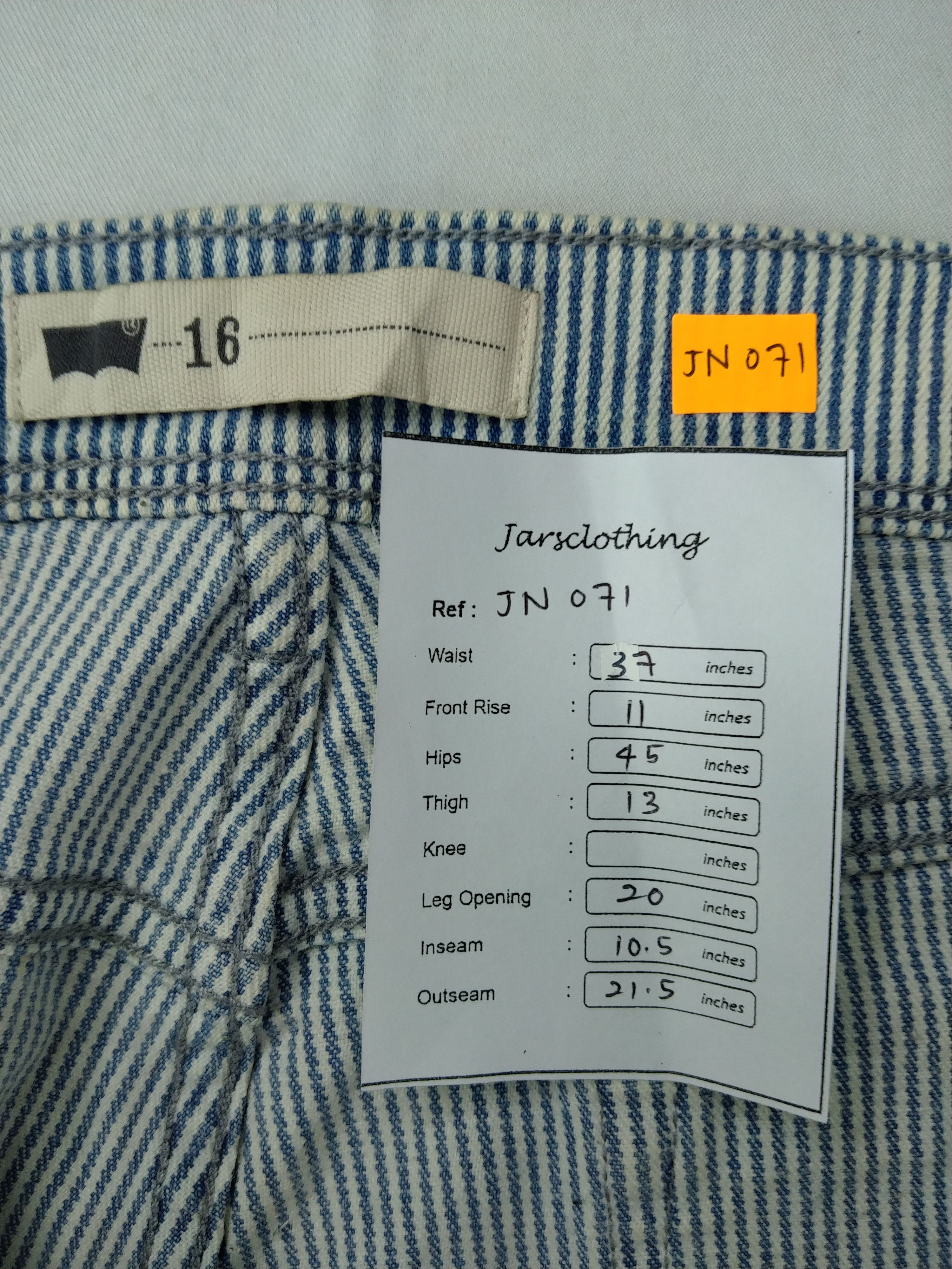 Levi's Distressed Levi's Stripes Denim 37 x 10.5 -JN071 Size US 37 - 9 Thumbnail
