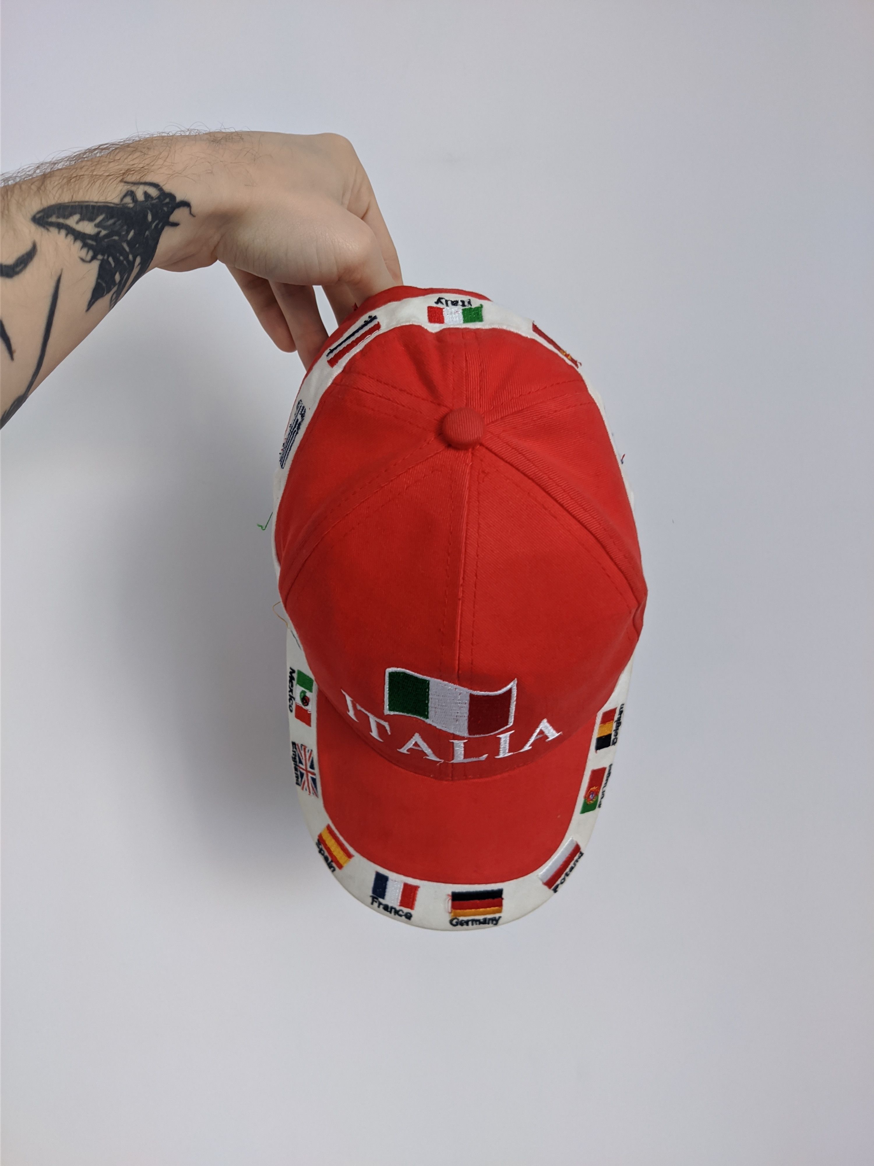 Vintage Vintage racing cap hat y2k italia Size ONE SIZE - 8 Thumbnail