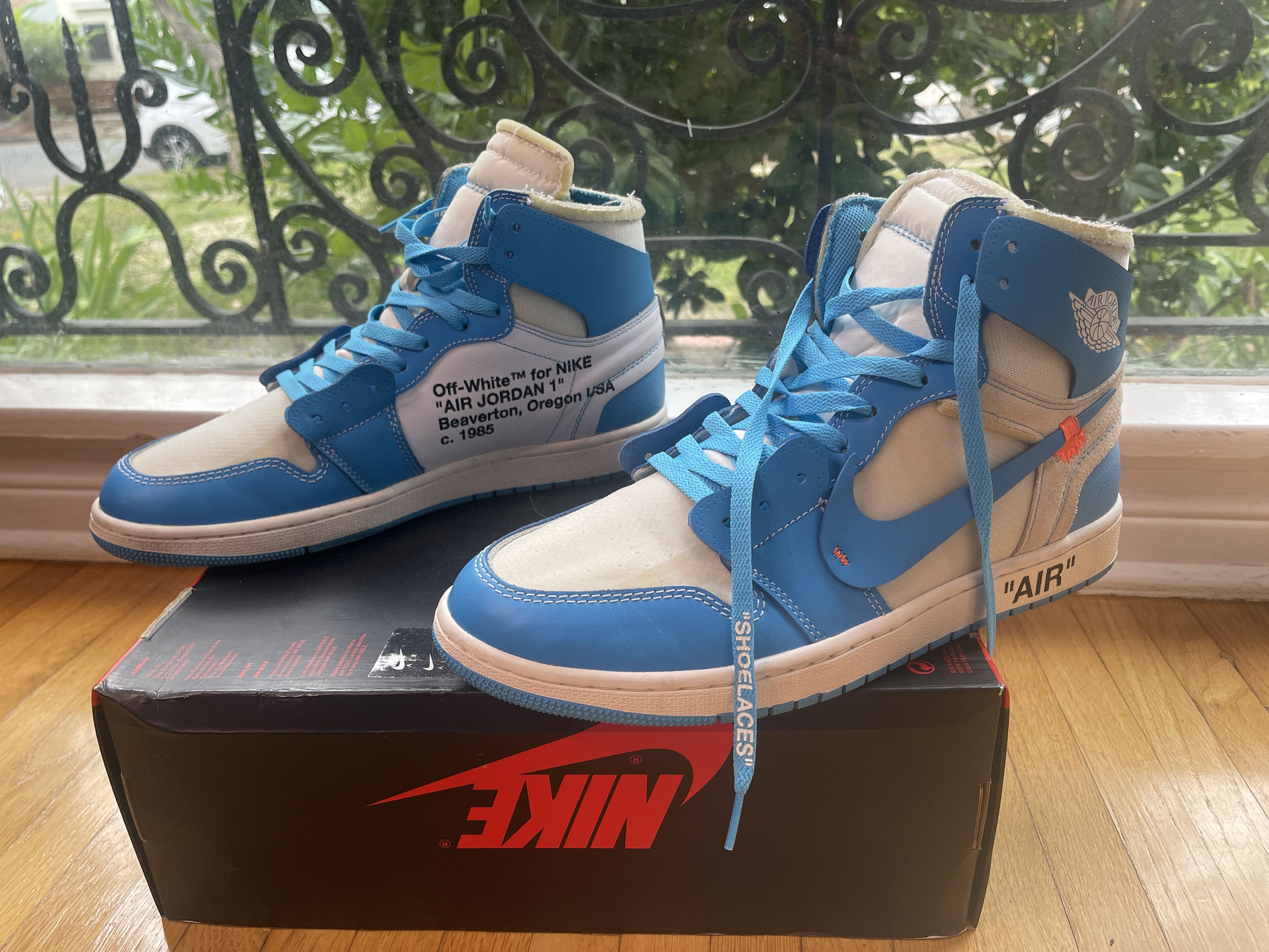 Jordan Brand × Off-White Jordan 1 Off White NRG UNC Size 12.5 Size US 12.5 / EU 45-46 - 2 Thumbnail