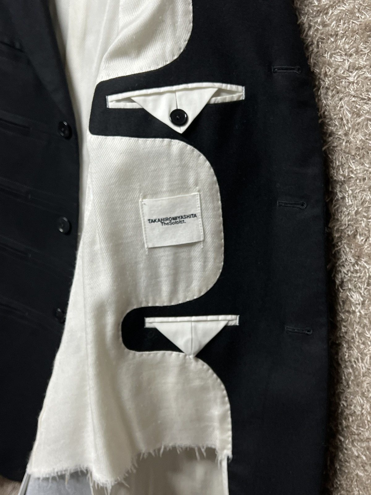 Takahiromiyashita The Soloist. AW17 10-Pocket cut out sleeve Wool Blazer Size 50L - 10 Thumbnail