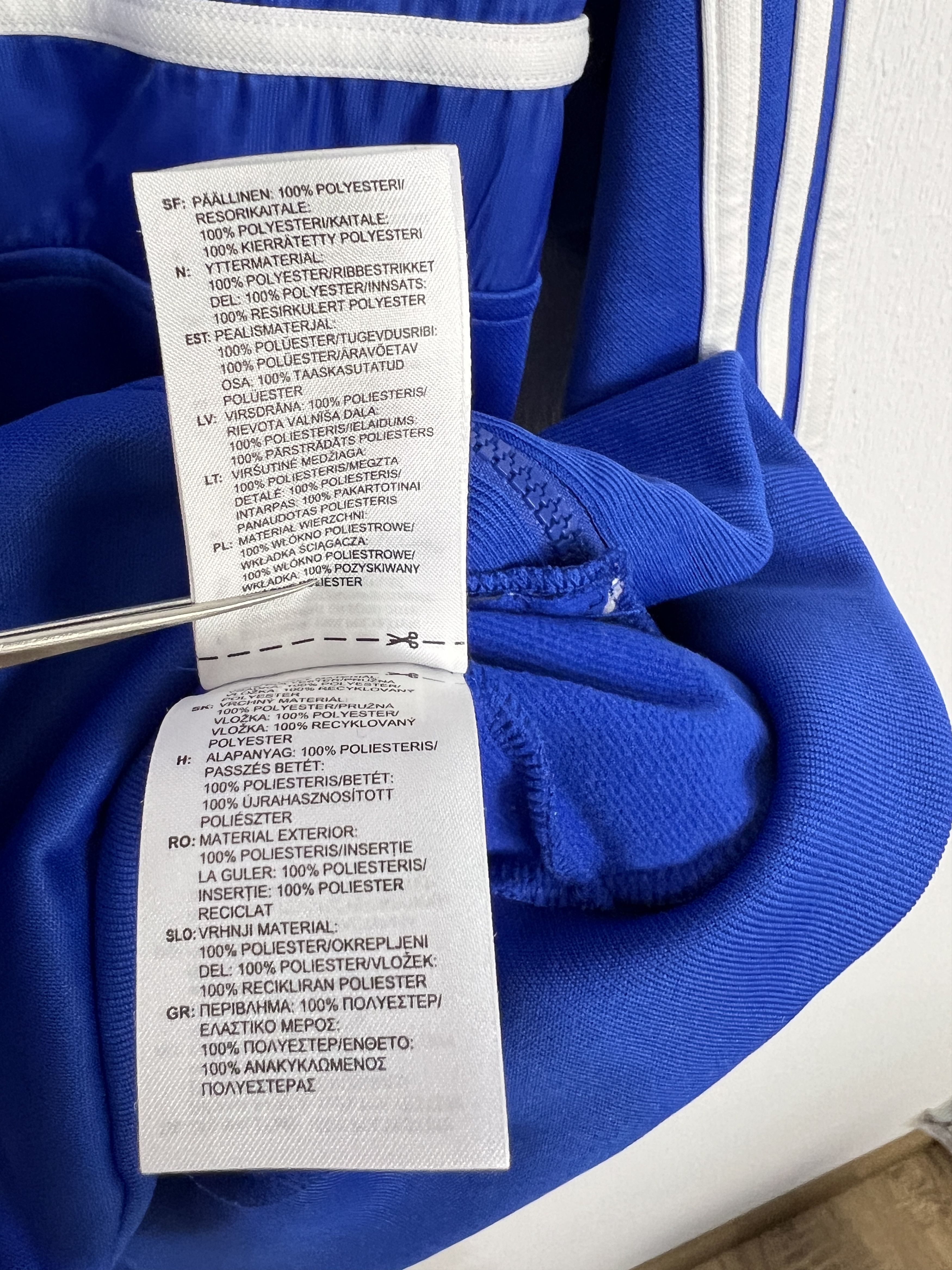 Adidas Adidas Chelsea Blue Football Jacket Zip Track Top Mens Rare Size US M / EU 48-50 / 2 - 12 Thumbnail