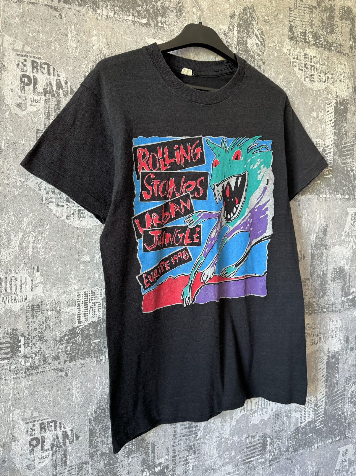 Vintage Vintage 90s The Rolling Stones Tee Size US M / EU 48-50 / 2 - 2 Thumbnail