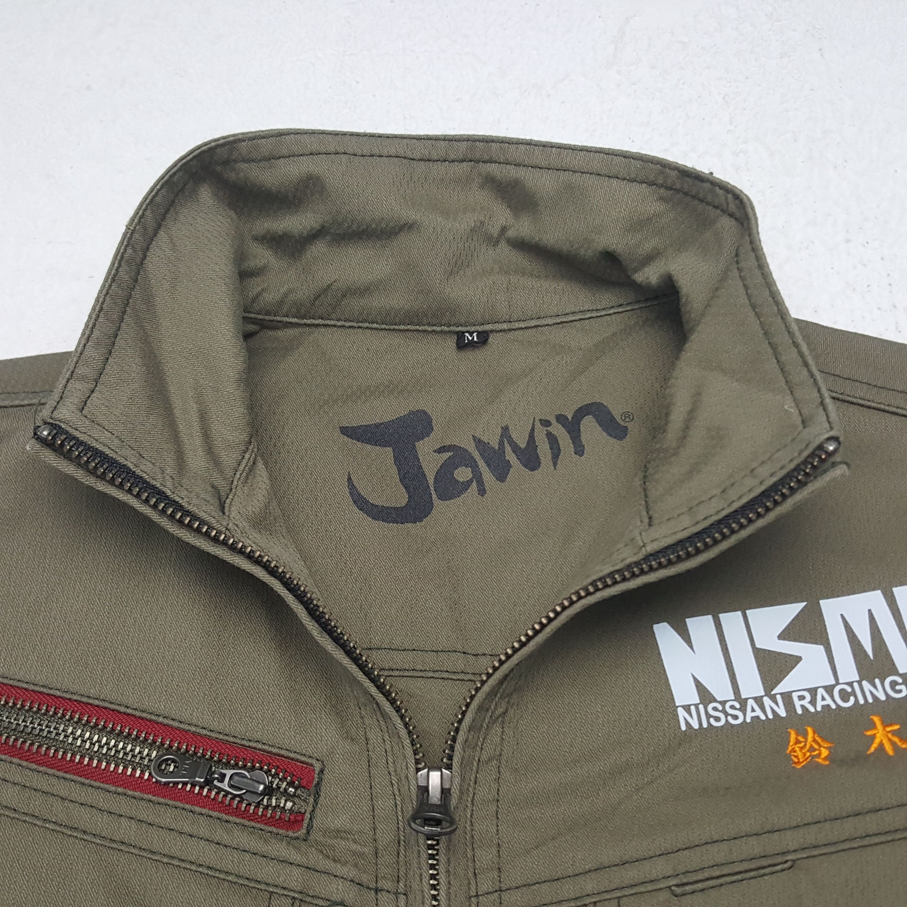 Japanese Brand × Vintage Vintage Nismo Nissan Racing Team Custom Racing Jacket Size M / US 6-8 / IT 42-44 - 5 Thumbnail