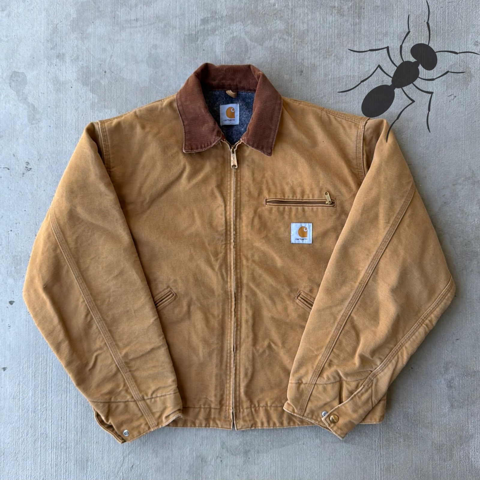 Carhartt × Vintage Carhartt brown Detroit work wear jacket Size US L / EU 52-54 / 3 - 1 Thumbnail