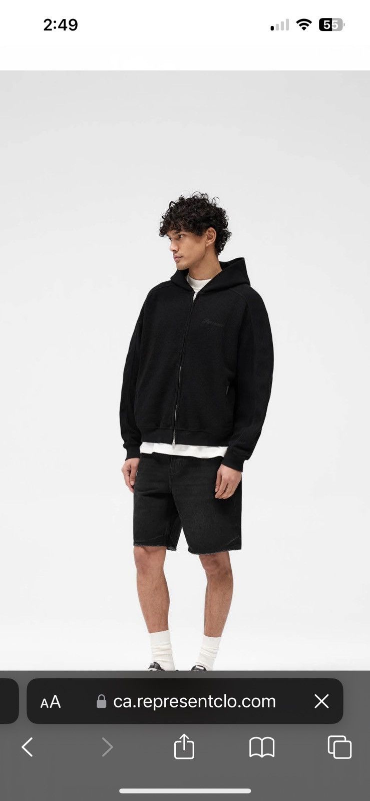 Represent Clo. Represent Waffle Knit Zip Hoodie Size US L / EU 52-54 / 3 - 10 Thumbnail
