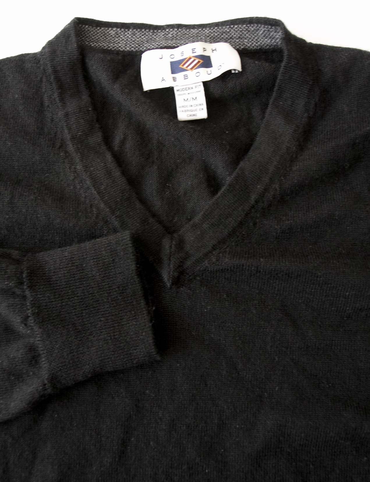 Joseph Abboud Joseph Abboud Sweater 100% Merino Wool Size M Black Size US M / EU 48-50 / 2 - 1 Thumbnail