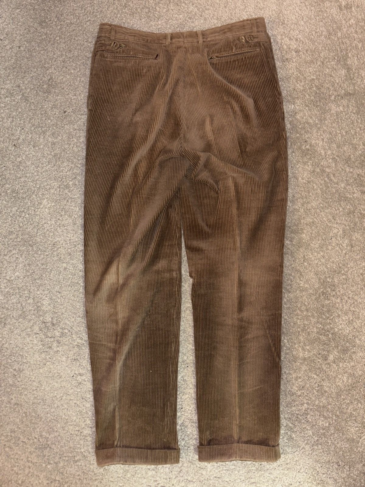 Vintage Westbury Beige Corduroy Pants Size US 32 / EU 48 - 2 Thumbnail