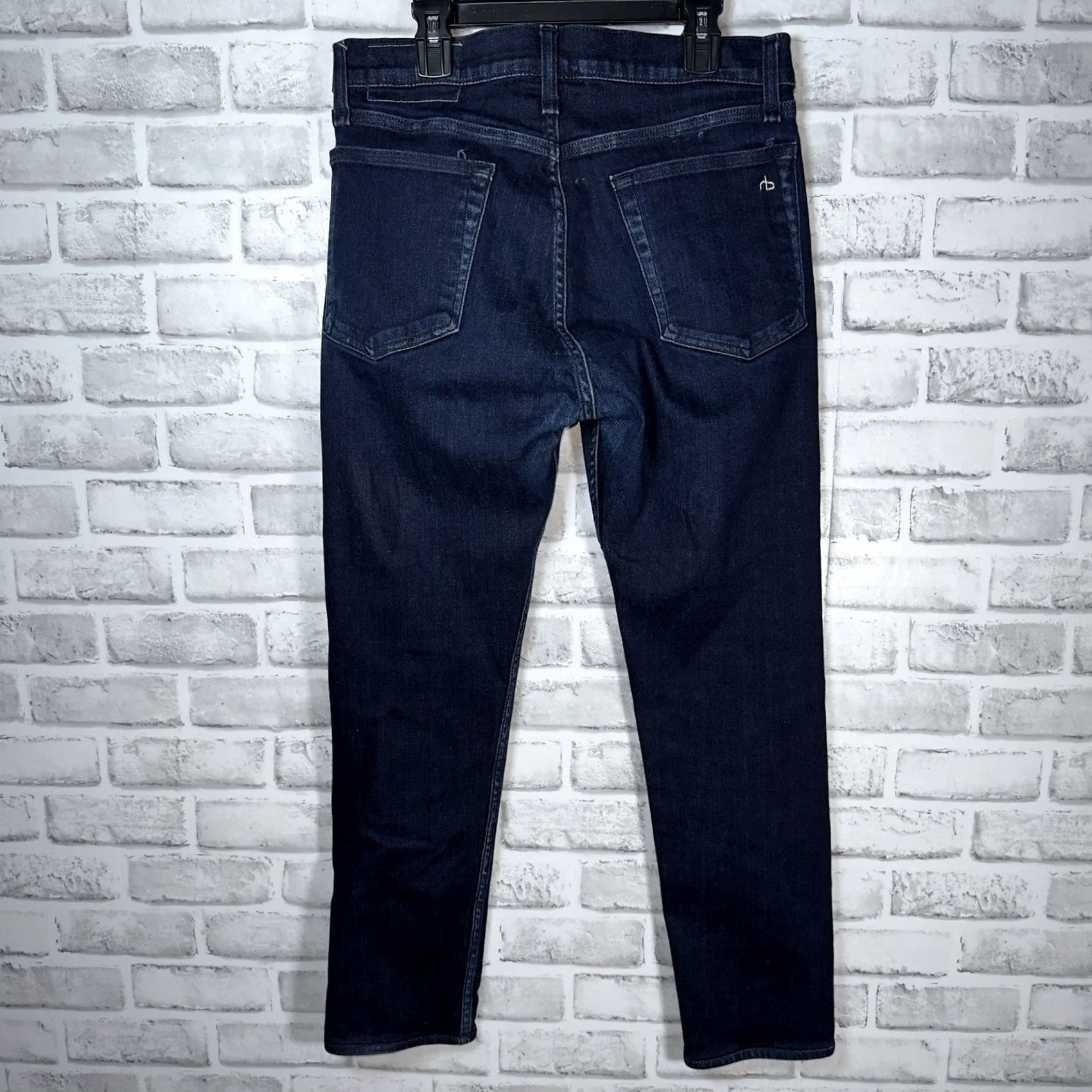 Rag & Bone rag & bone New York Fit 2 Slim Blue Jeans Mens 31x32 Skinny Slimming Blue 2010s Size US 31 - 5 Thumbnail