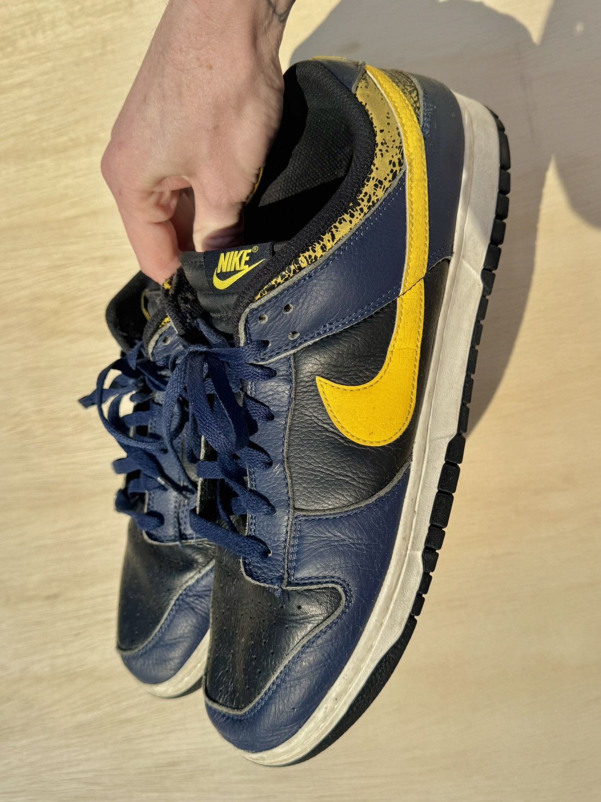 Nike Nike Dunk Low Michigan Size 14 Size US 14 / EU 47 - 2 Thumbnail