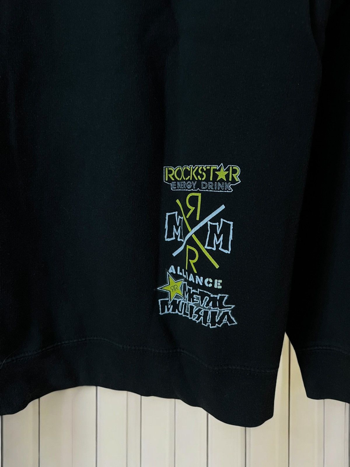 Band Tees × Metal Mulisha × Vintage METAL MULISHA ROCKSTAR ENERGY TOUR HOODIE VINTAGE 00s band Size US L / EU 52-54 / 3 - 6 Thumbnail