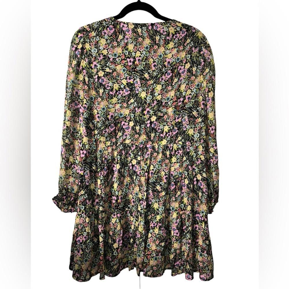 Zara Zara l Floral Long Sleeve Tunic Dress Small Size S / US 4 / IT 40 - 4 Thumbnail