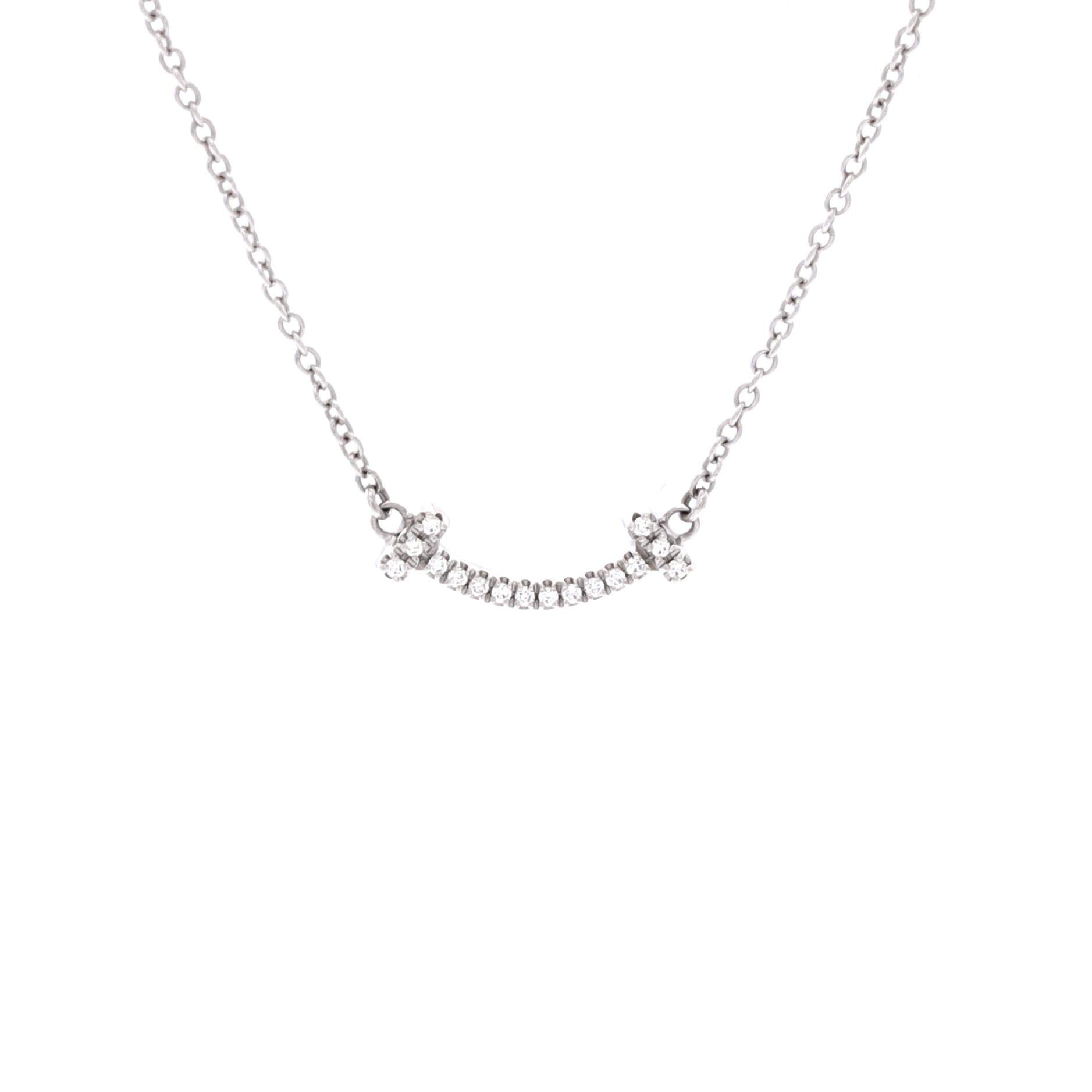Tiffany & Co. T Smile Pendant Necklace Size ONE SIZE - 1 Thumbnail