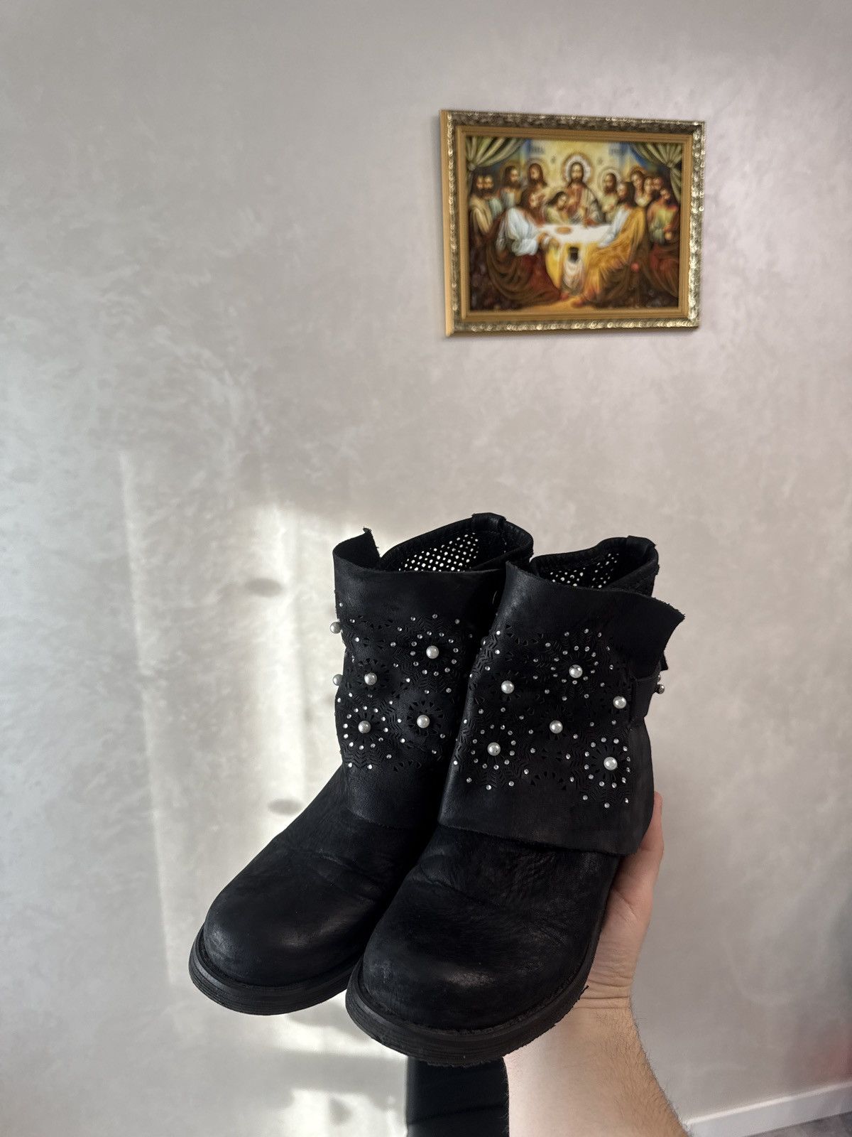 A.S.98 A.S. 98 style avant garde hype leather boots ankle boots Size US 6.5 / EU 39-40 - 2 Thumbnail