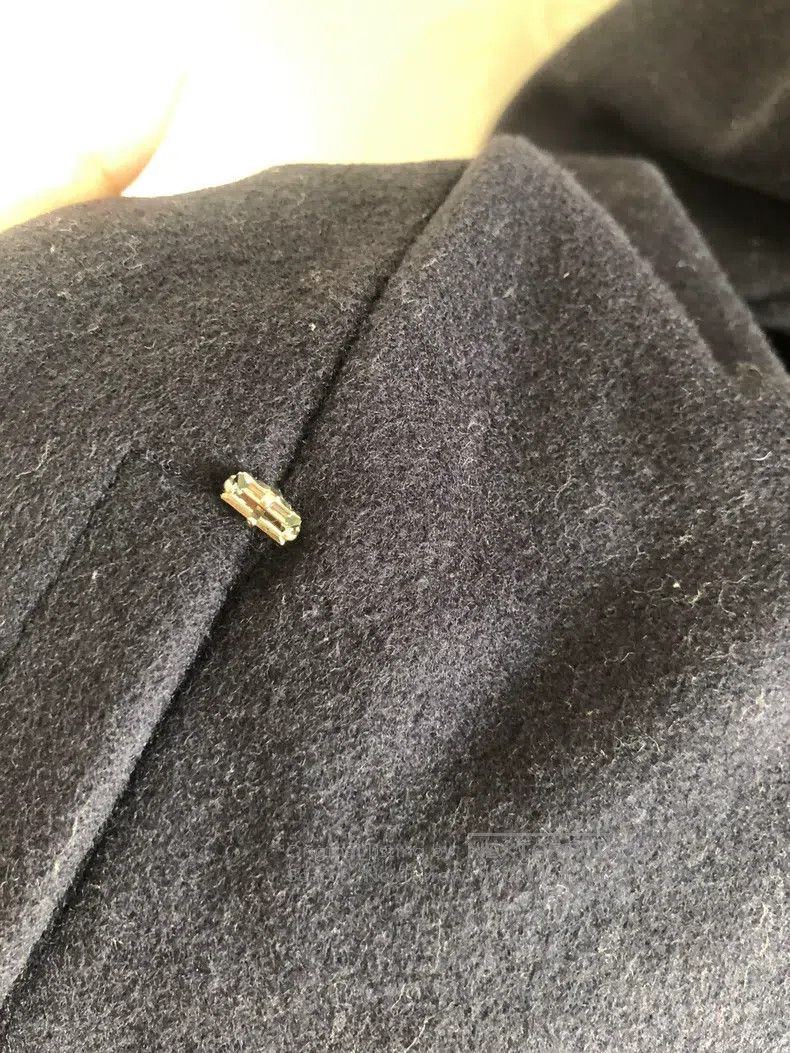 Max Mara Max Mara Wool and Cashmere Coat, Deep Blue Size S / US 4 / IT 40 - 4 Thumbnail