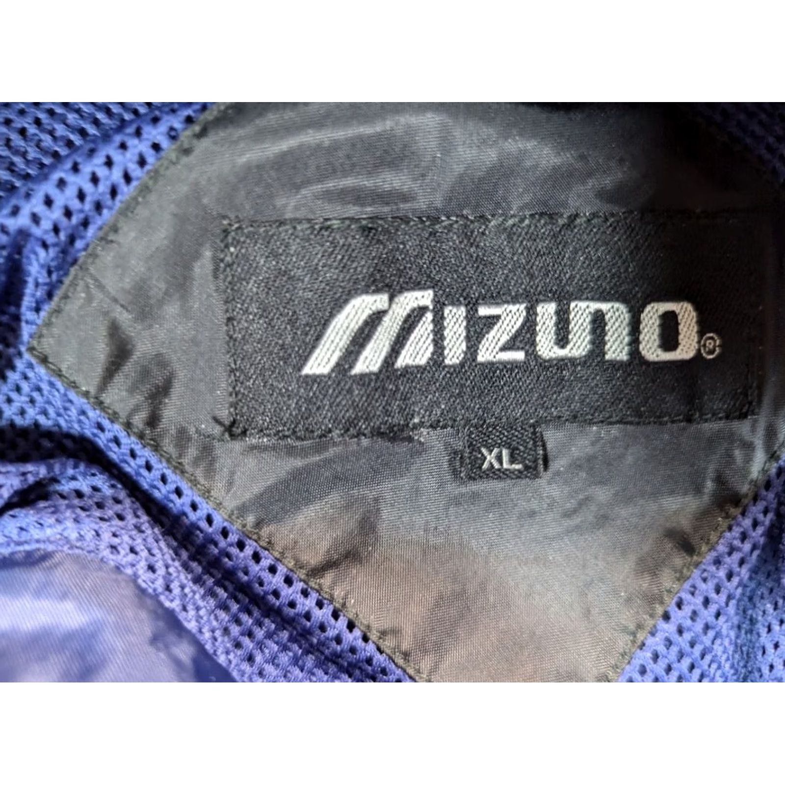 Mizuno Mizuno Windbreaker Hooded Training Black Blue size XL Mens Size US XL / EU 56 / 4 - 5 Thumbnail