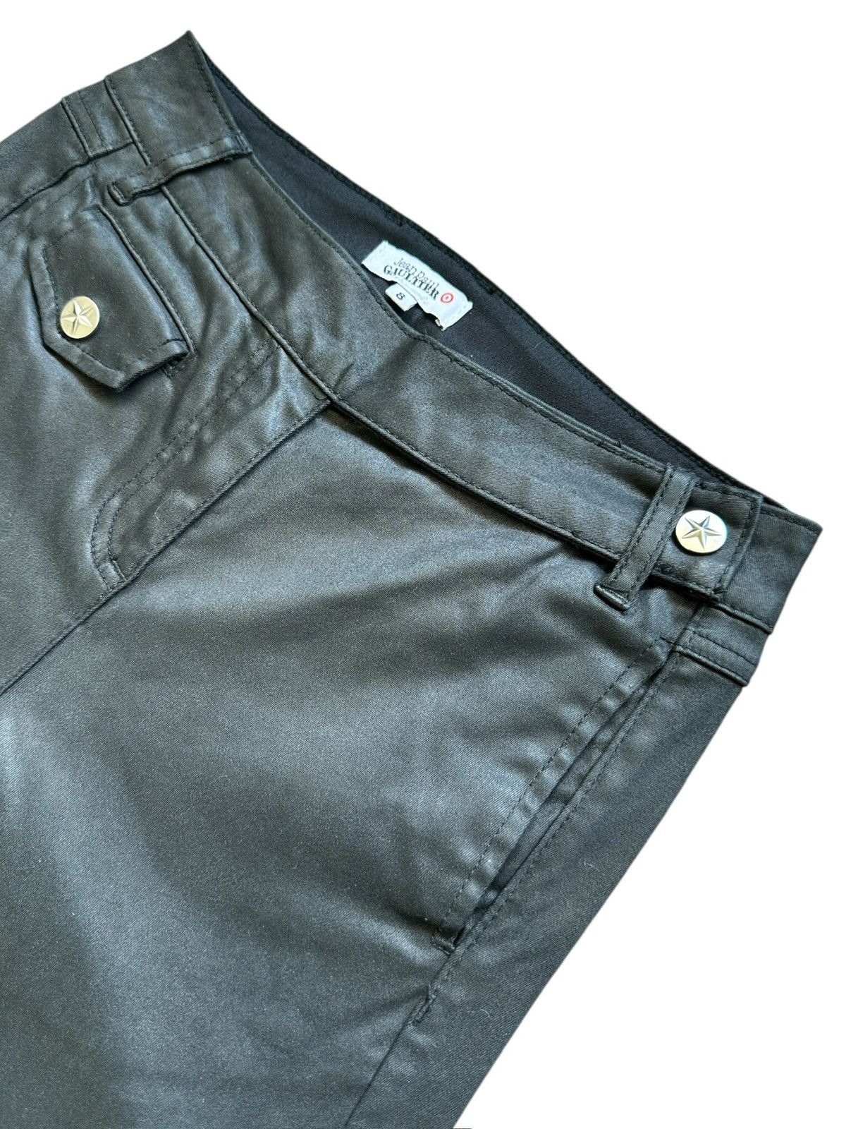 Jean Paul Gaultier 2010's Jean Paul Gaultier x Target coated slim jeans Size US 28 / EU 44 - 5 Thumbnail