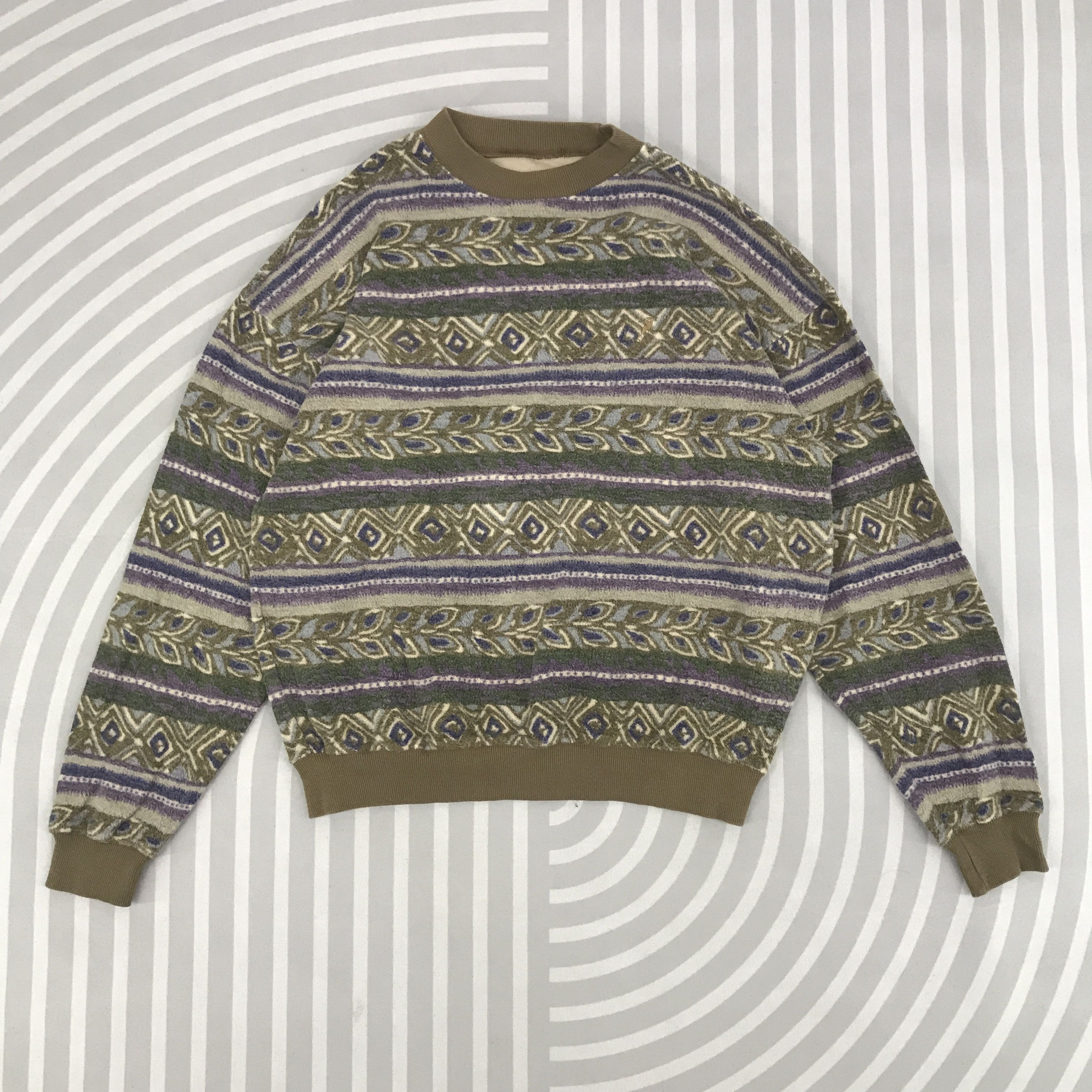 Japanese Brand × Vintage Vintage Polo Country Navajo striped design Sweatshirt Size US M / EU 48-50 / 2 - 1 Thumbnail