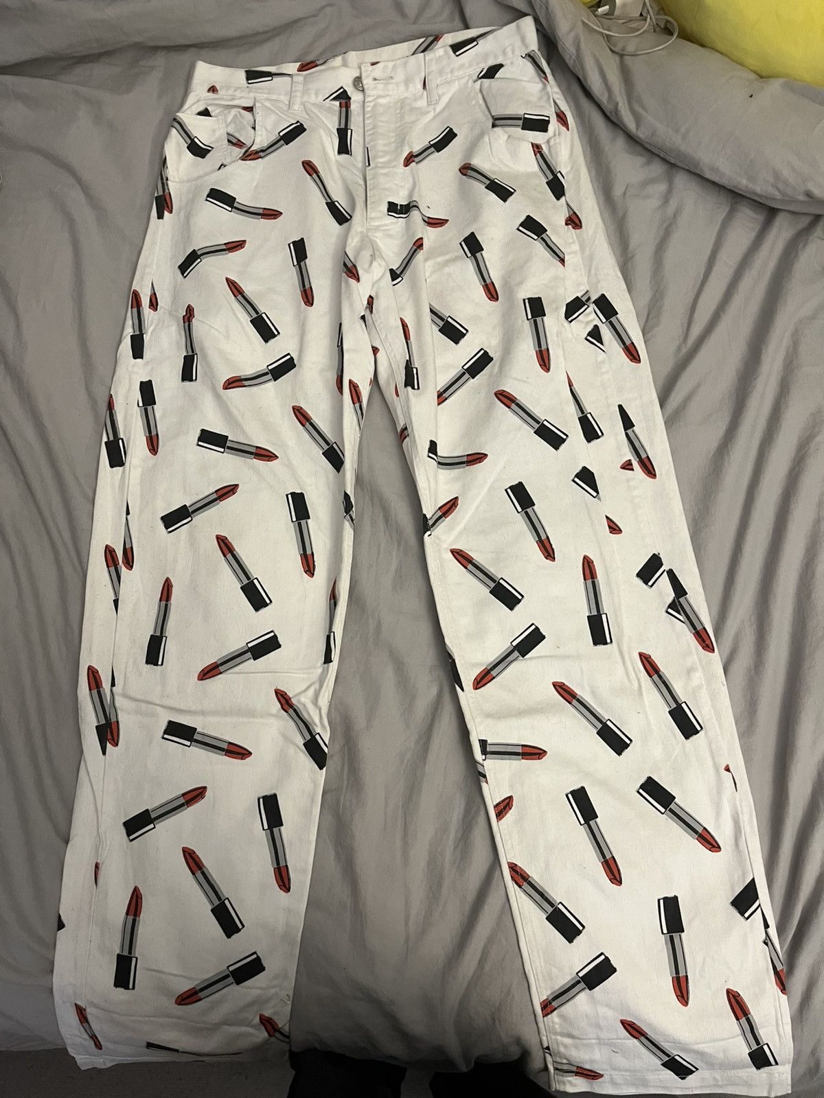 Ryder Studios Ryder studios white lipstick pants Size US 32 / EU 48 - 1 Thumbnail