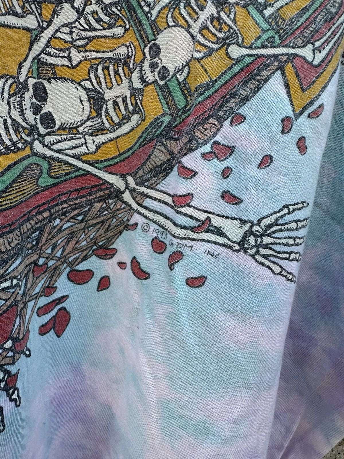 Grateful Dead × Vintage 1993 Vintage The Greatful Dead Roller Coaster T-shirt Size US XL / EU 56 / 4 - 13 Thumbnail