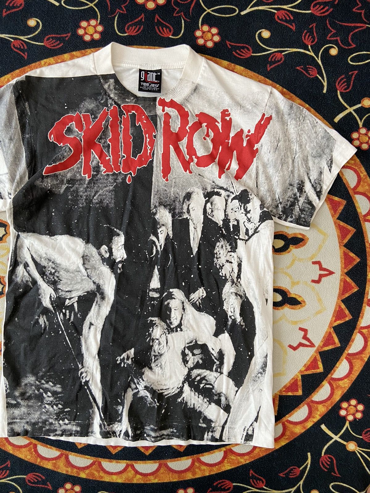 Band Tees VINTAGE SKID ROW SLAVE TO THE GRIND Size US M / EU 48-50 / 2 - 3 Thumbnail