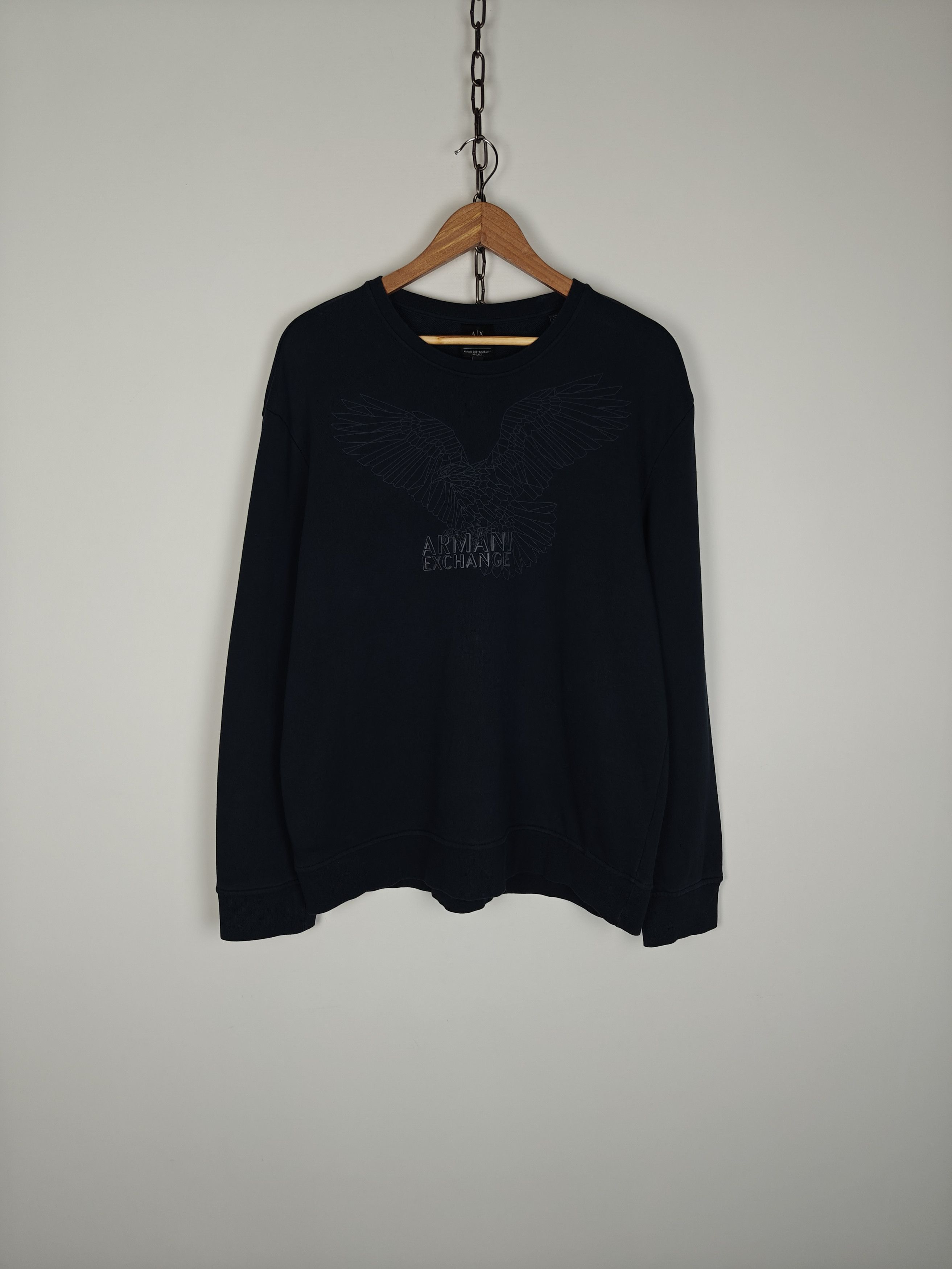 Armani Armani Exchange Sweatshirt Center Eagle Logo Crewneck size L Size US L / EU 52-54 / 3 - 1 Thumbnail