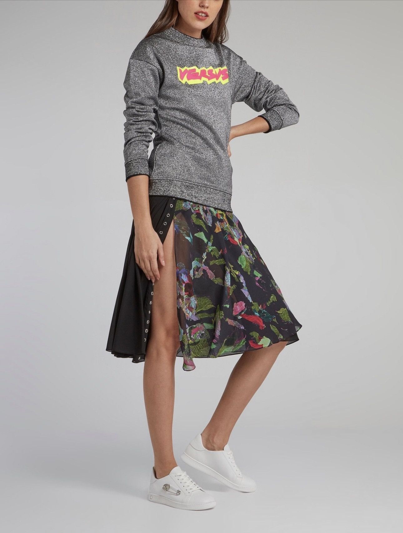 Versus Versace Versus Versace shiny brilliant sweatshirt Size L / US 10 / IT 46 - 3 Thumbnail