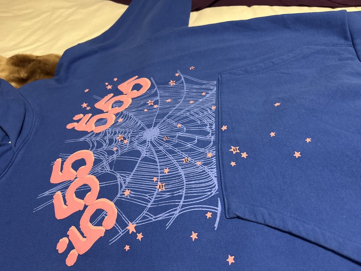 Sp5der Sp5der Blue angel hoodie Size US XL / EU 56 / 4 - 2 Thumbnail