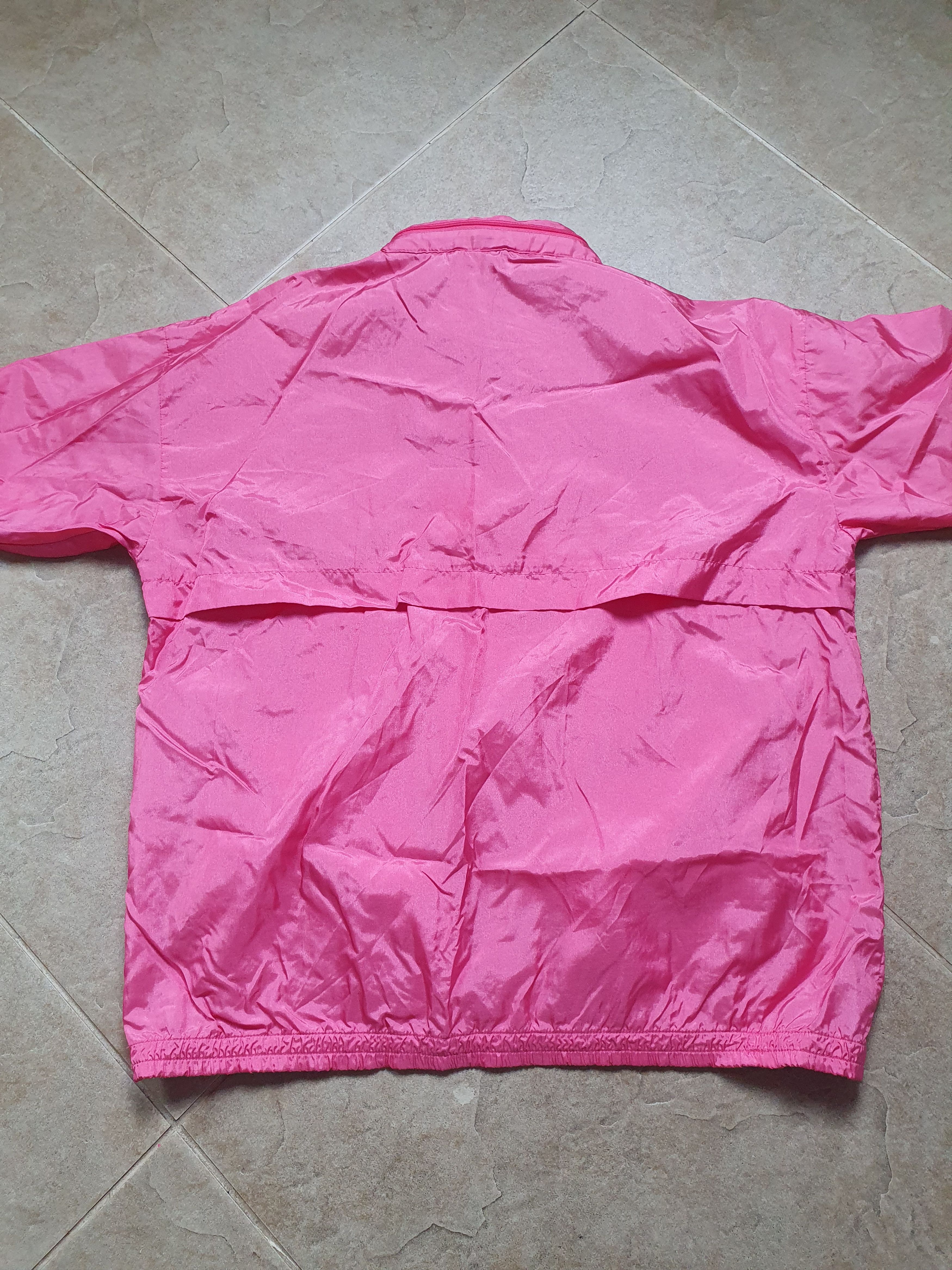 Adidas Vintage Women's 80s 90s Adidas Windbreaker Jacket Pink Size L / US 10 / IT 46 - 9 Thumbnail