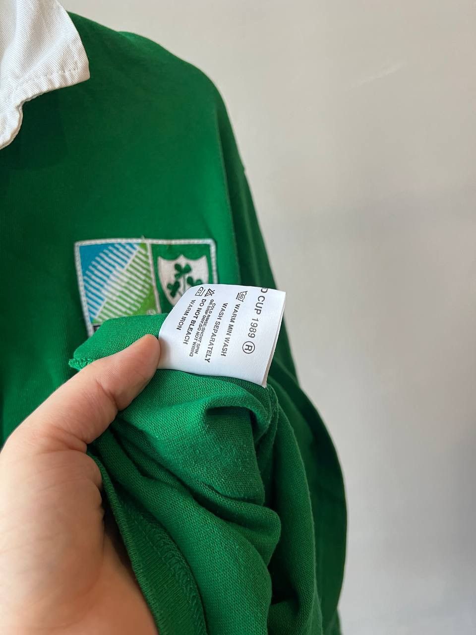 Cotton Traders 1989 WORLD CUP IRB IRELAND TEAM RUGBY UNION JERSEY SHIRT SZL Size US L / EU 52-54 / 3 - 12 Thumbnail