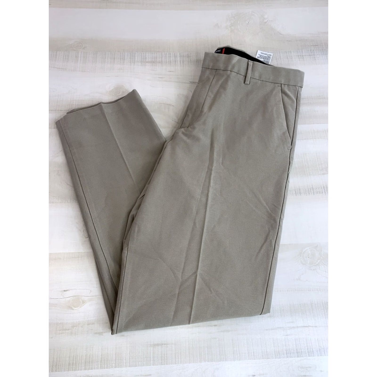 Dockers DOCKERS Khakis Pants 36x34 Beige Cotton Blend Knit Straight Fit Men's Regular Inseam 34 NWT-12429 Size US 36 / EU 52 - 4 Thumbnail