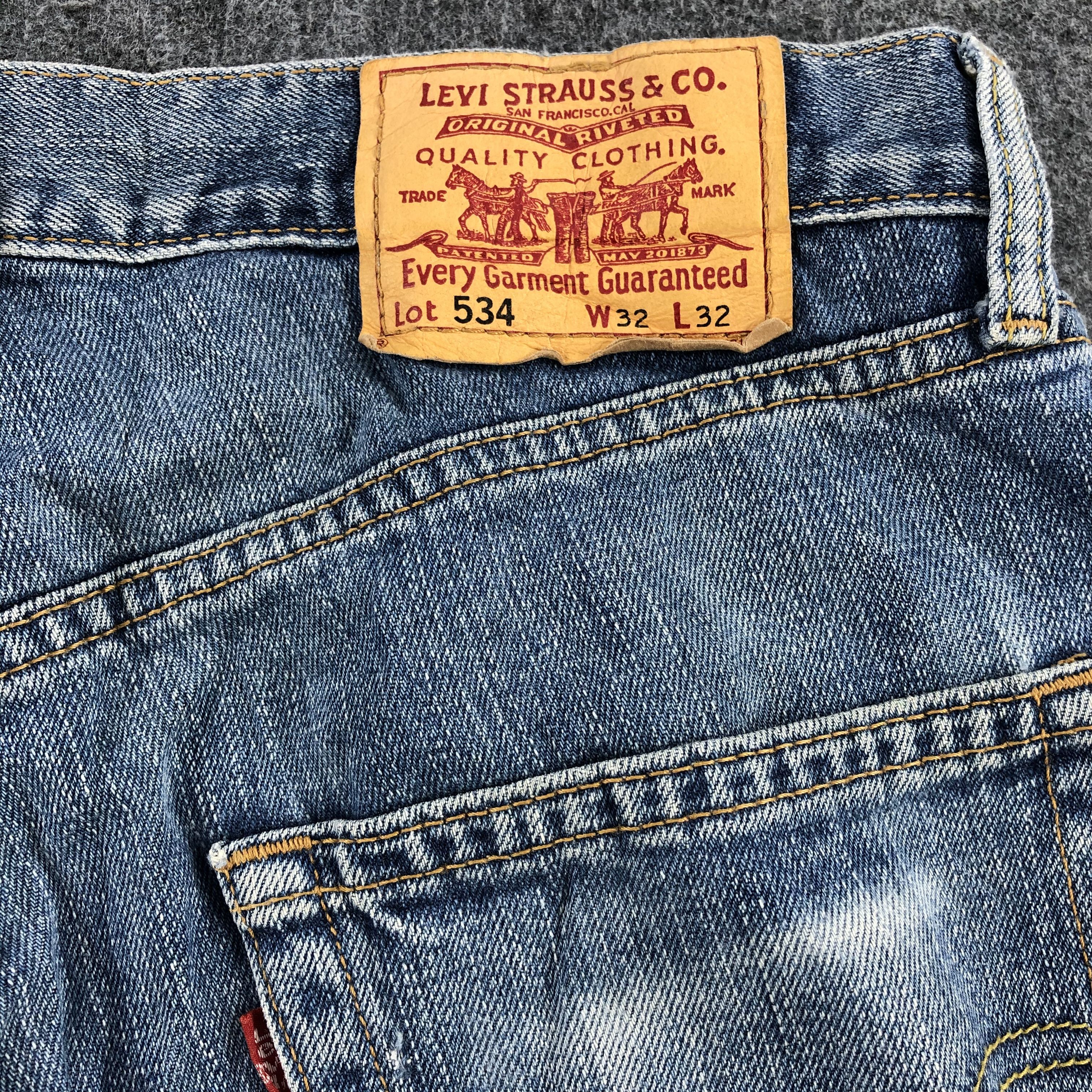 Levi's × Vintage Vintage 90s Blue Wash Levis 534 Jeans-JM2067 Size US 32 / EU 48 - 5 Thumbnail