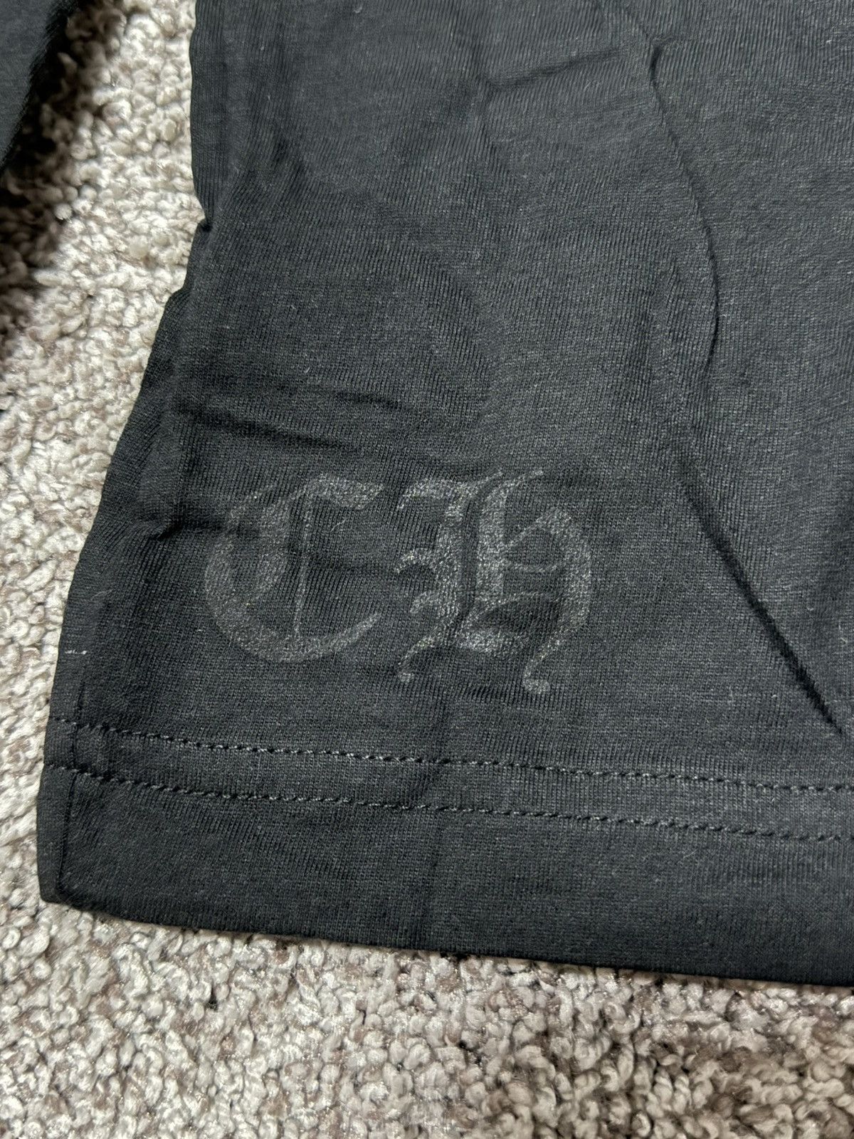 Chrome Hearts Chrome Hearts Long Sleeve Neck Logo Tee Size US L / EU 52-54 / 3 - 5 Thumbnail