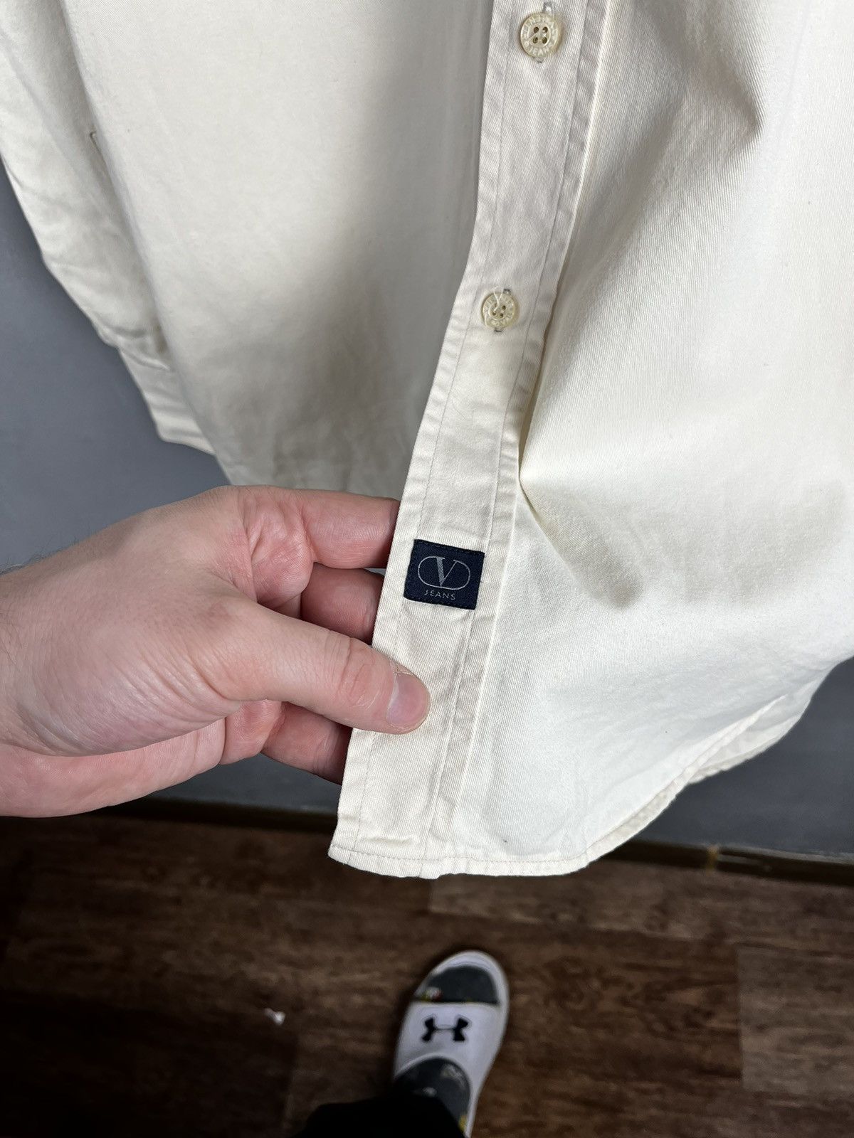 Giovanni Valentino × Valentino Valentino jeans shirt vintage 90s Size US L / EU 52-54 / 3 - 7 Thumbnail