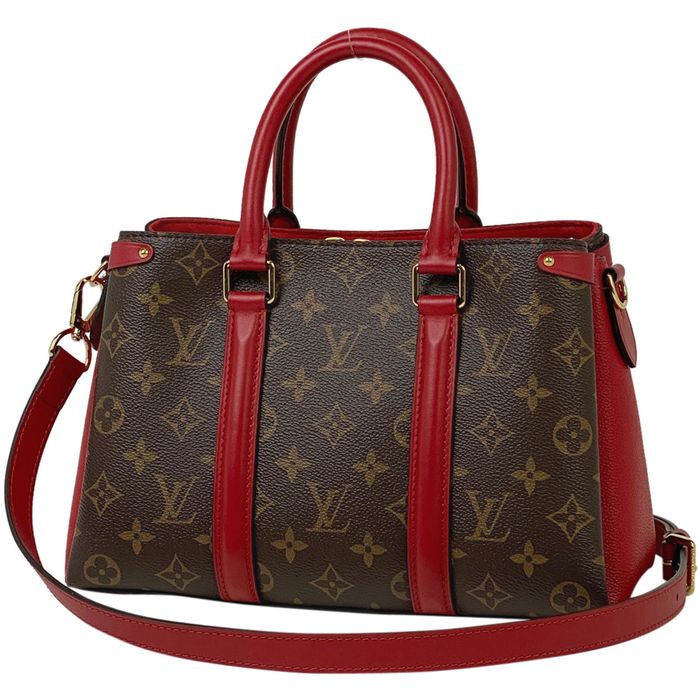 Louis Vuitton Monogram Soufflot BB 2 way Bag Cerise Red
