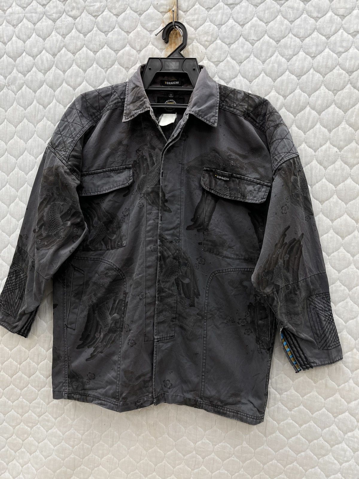 Japanese Brand × Vintage 🔥🔥🔥ARCHIVE TORAICHI SUKAJAN KOI FISH JACKET Size US S / EU 44-46 / 1 - 3 Thumbnail