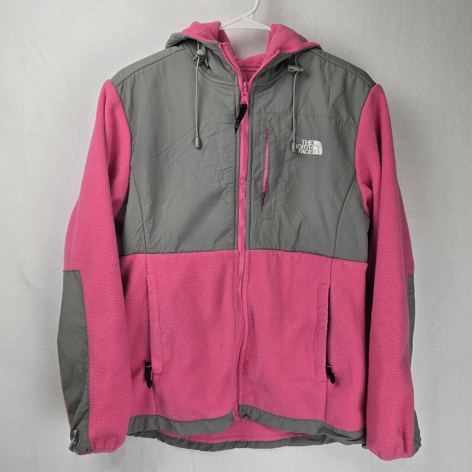 The North Face The North Face Women's Fleece Jacket Pink & Gray Large Size L / US 10 / IT 46 - 1 Thumbnail