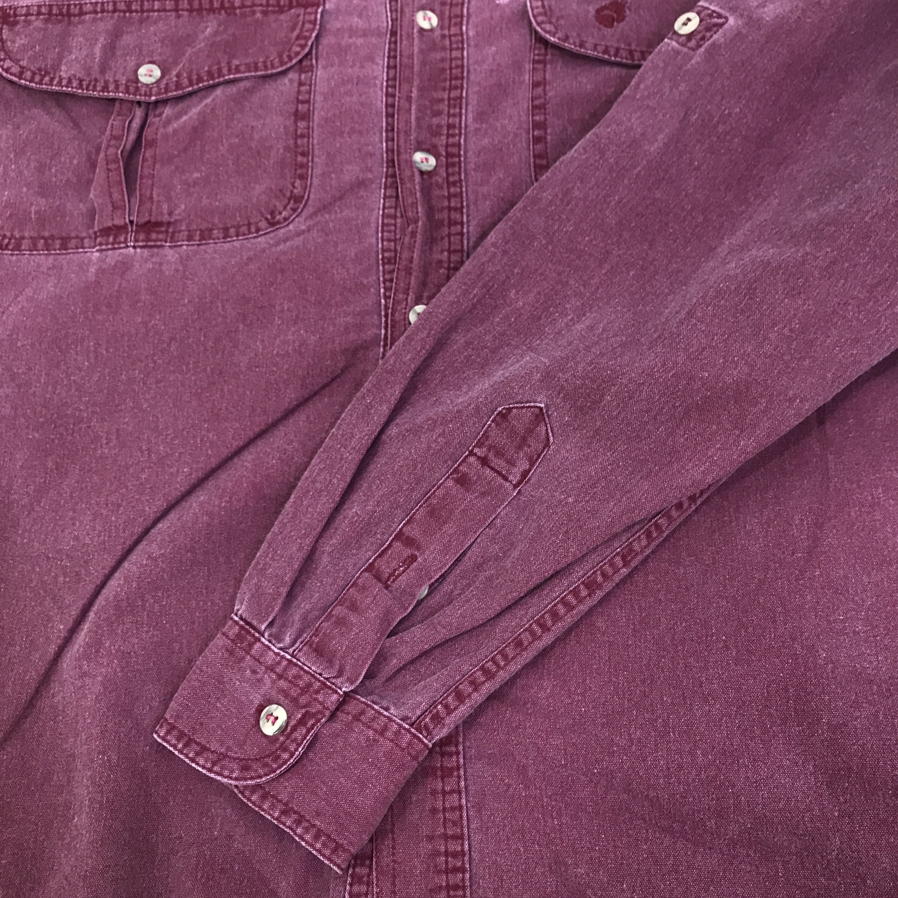 Jack Wolfskin Vintage Jack Wolfskin work Button Up Shirts K117B16 Size US L / EU 52-54 / 3 - 8 Thumbnail