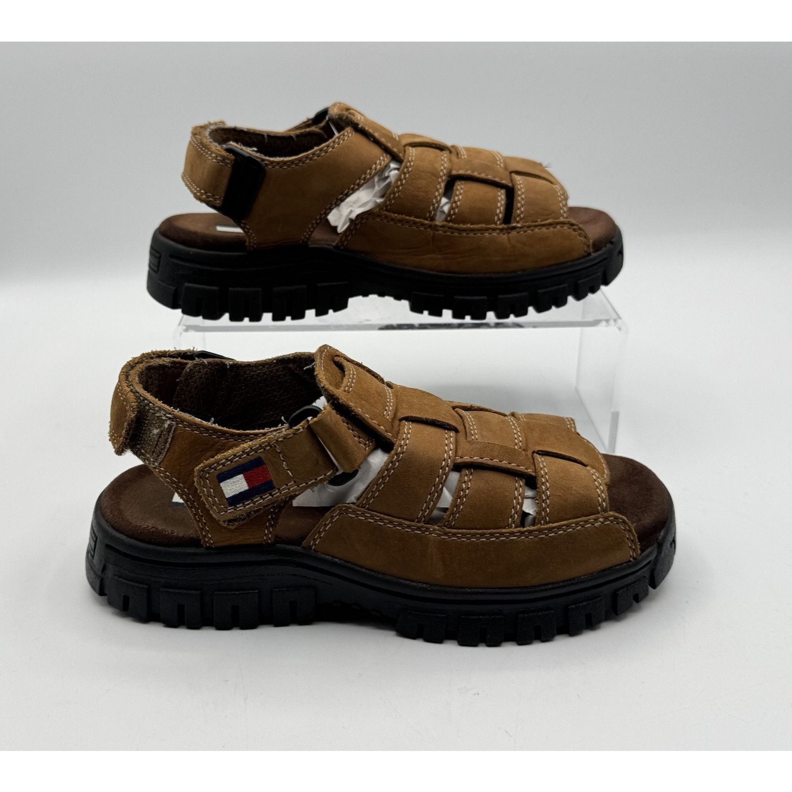 Tommy Hilfiger Tommy Hilfiger Kids Leather Fisherman Boys Sandal, Size 1M Size ONE SIZE - 1 Thumbnail