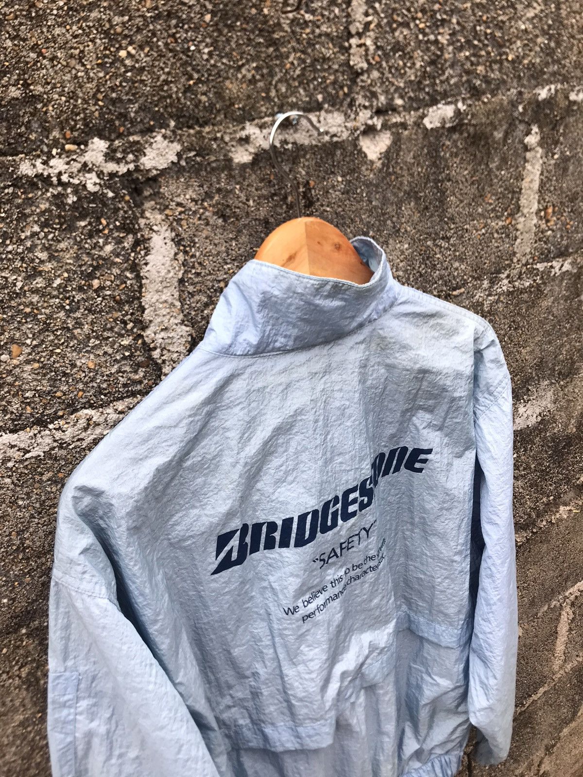 Japanese Brand × Sports Specialties ⚡️Vintage Bridgestone 60 Anniversary Nylon Bomber Jacket Size US L / EU 52-54 / 3 - 14 Thumbnail