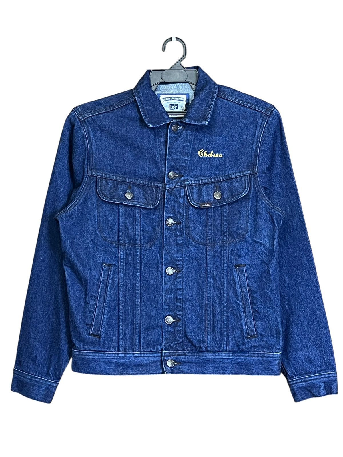Lee Grail🔥Vintage 90s LEE wildcats Chelsea trucker denim jackets Size US S / EU 44-46 / 1 - 2 Thumbnail