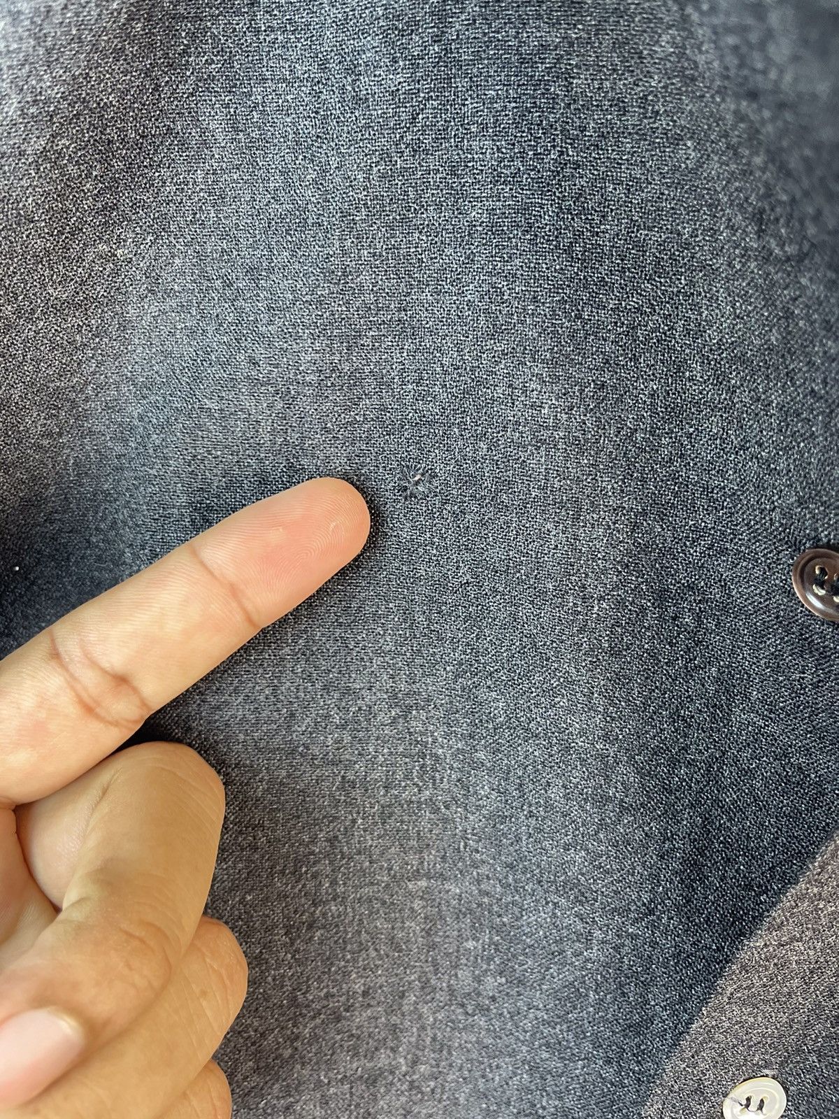 Comme des Garcons Homme × Comme des Garcons Homme Plus × Rei Kawakubo Early 80s Rei Kawakubo CDG Homme Plus Oversize Wool Shirt Size US XXL / EU 58 / 5 - 8 Thumbnail