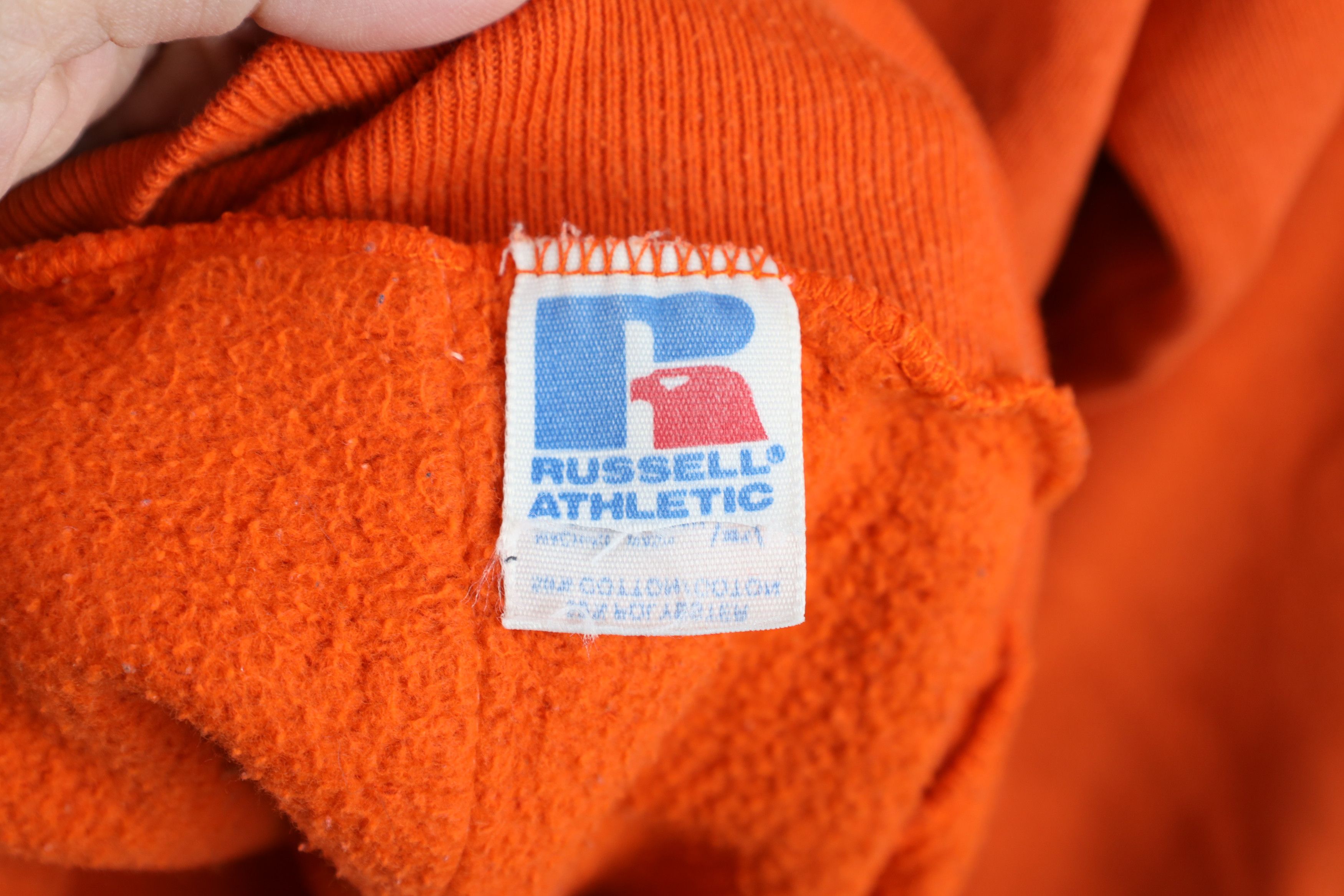 Russell Athletic × Vintage Vintage 80s Russell Athletic Track & Field Hoodie Sweatshirt Size US S / EU 44-46 / 1 - 4 Thumbnail