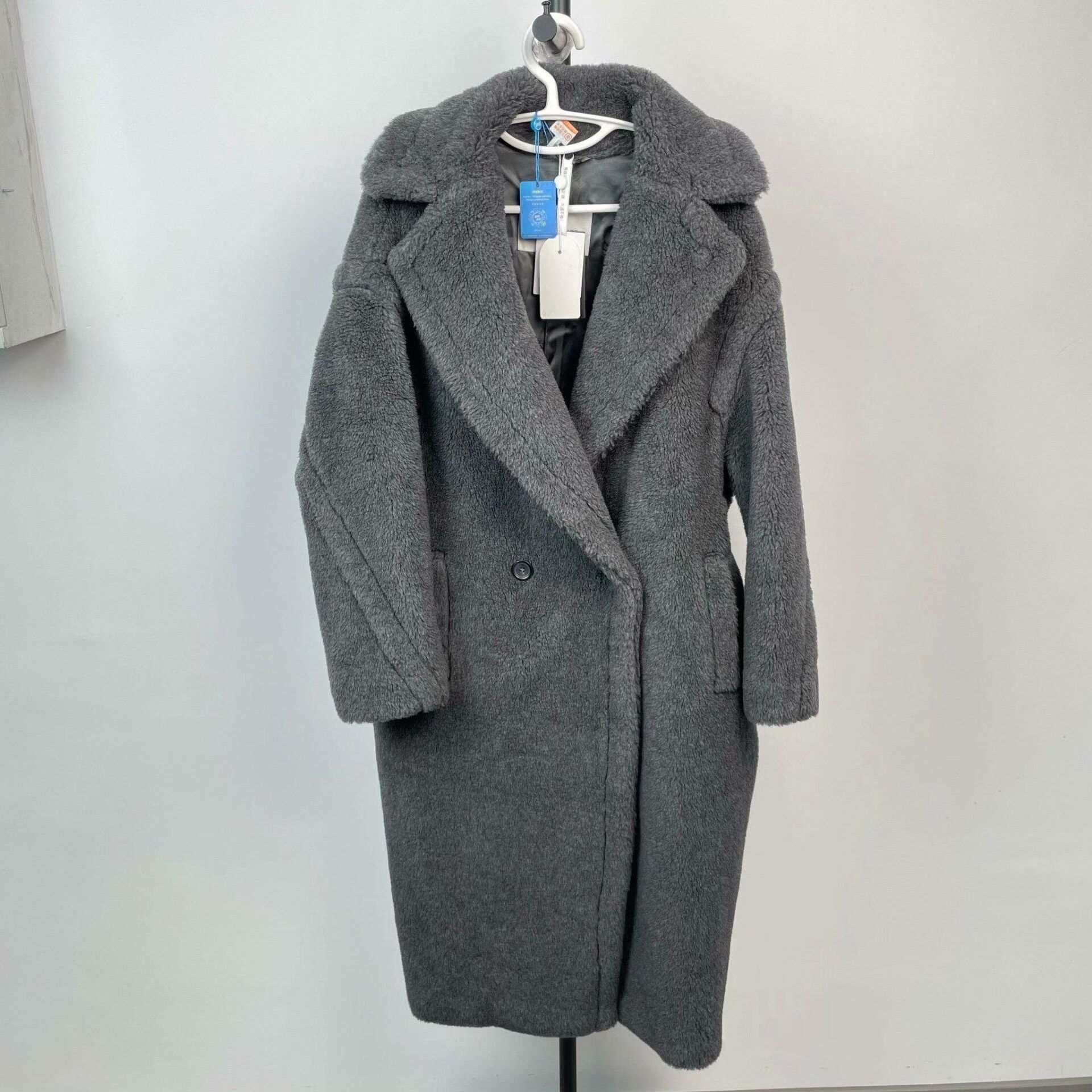 Max Mara Max Mara Long Gray Coat S Women Size S / US 4 / IT 40 - 1 Thumbnail