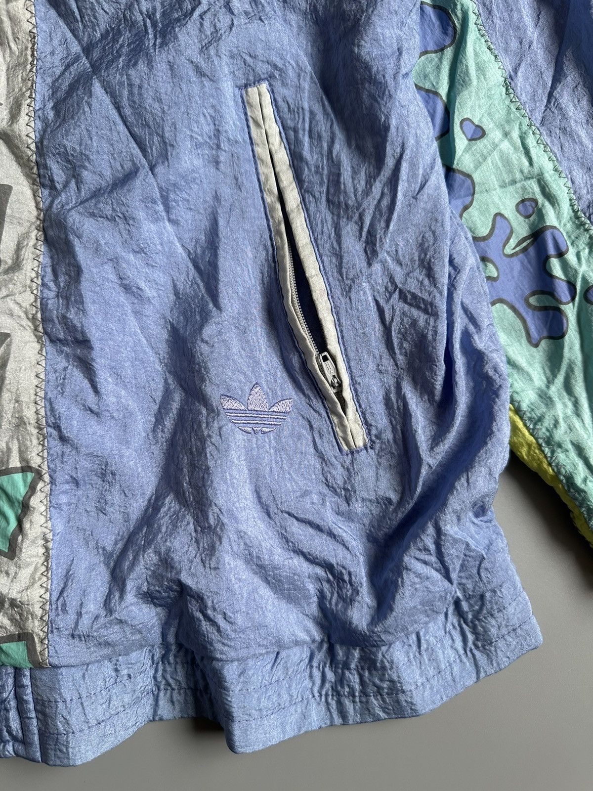 Adidas Vintage 80s Adidas Nylon Tracksuit Jacket Pants Size M Size US M / EU 48-50 / 2 - 6 Thumbnail