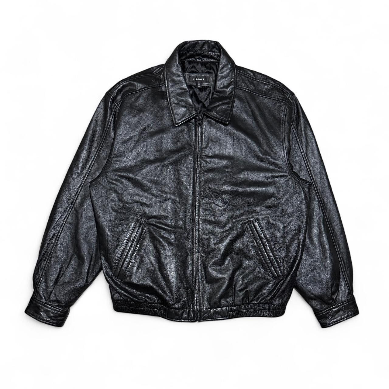 Other 1990s Colebrook Leather Bomber Jacket Size US XL / EU 56 / 4 - 1 Thumbnail