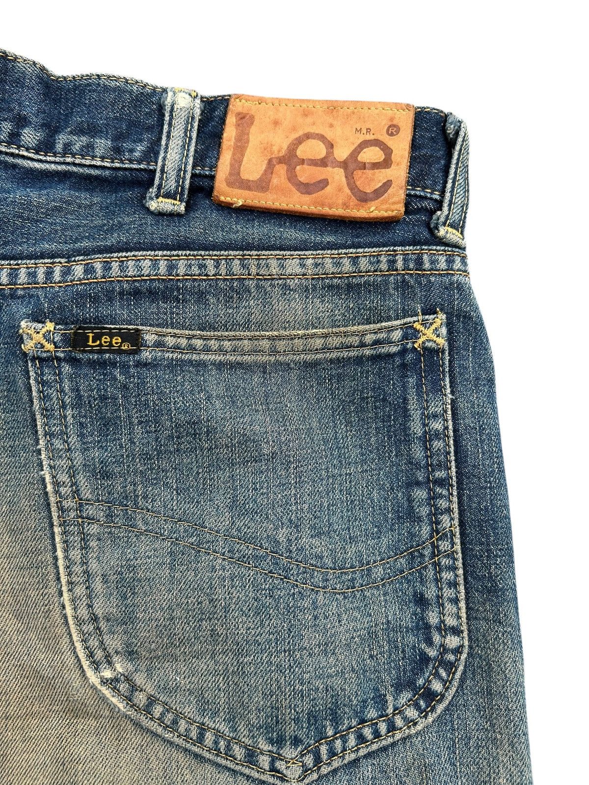 Kapital Thrashed Vintage Lee Riders Selvedge Rusty Denim Jeans Size US 35 - 4 Thumbnail