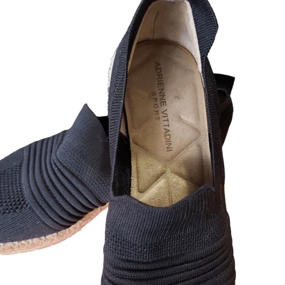 Designer CT1602b Adrienne Vittadini Black Ladies Espadrille Size 8 Size US 8 / IT 38 - 5 Thumbnail