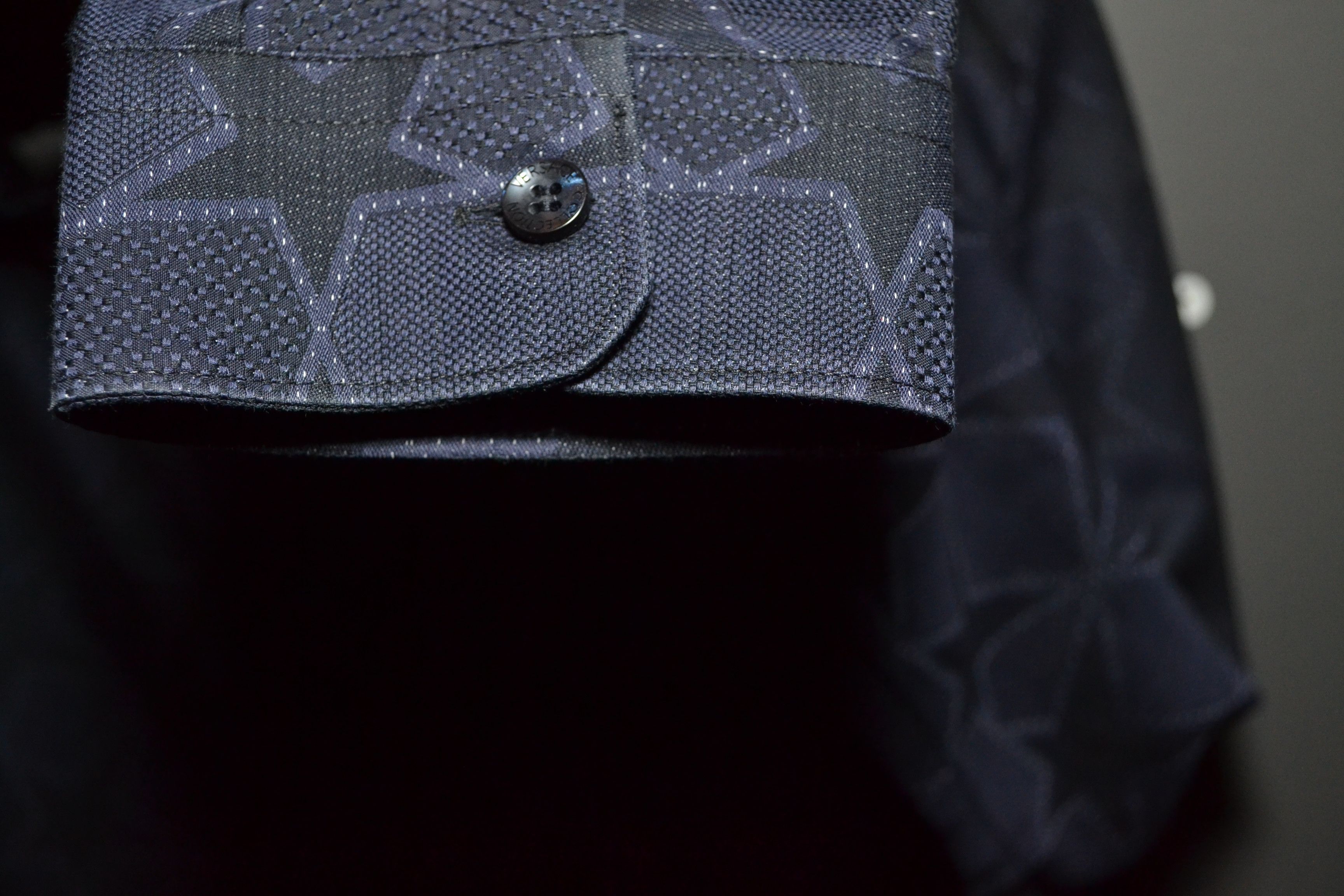 Versace Versace Collection Trend 16 41 M Size Star Pattern Shirt Size US M / EU 48-50 / 2 - 8 Thumbnail